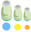 UCEC Circle Punch Set - Paper Punches for Crafts, Circle Cutter Punch With Different Sizes (25mm, 15mm, 10mm), Paper Hole Punch for Crafting