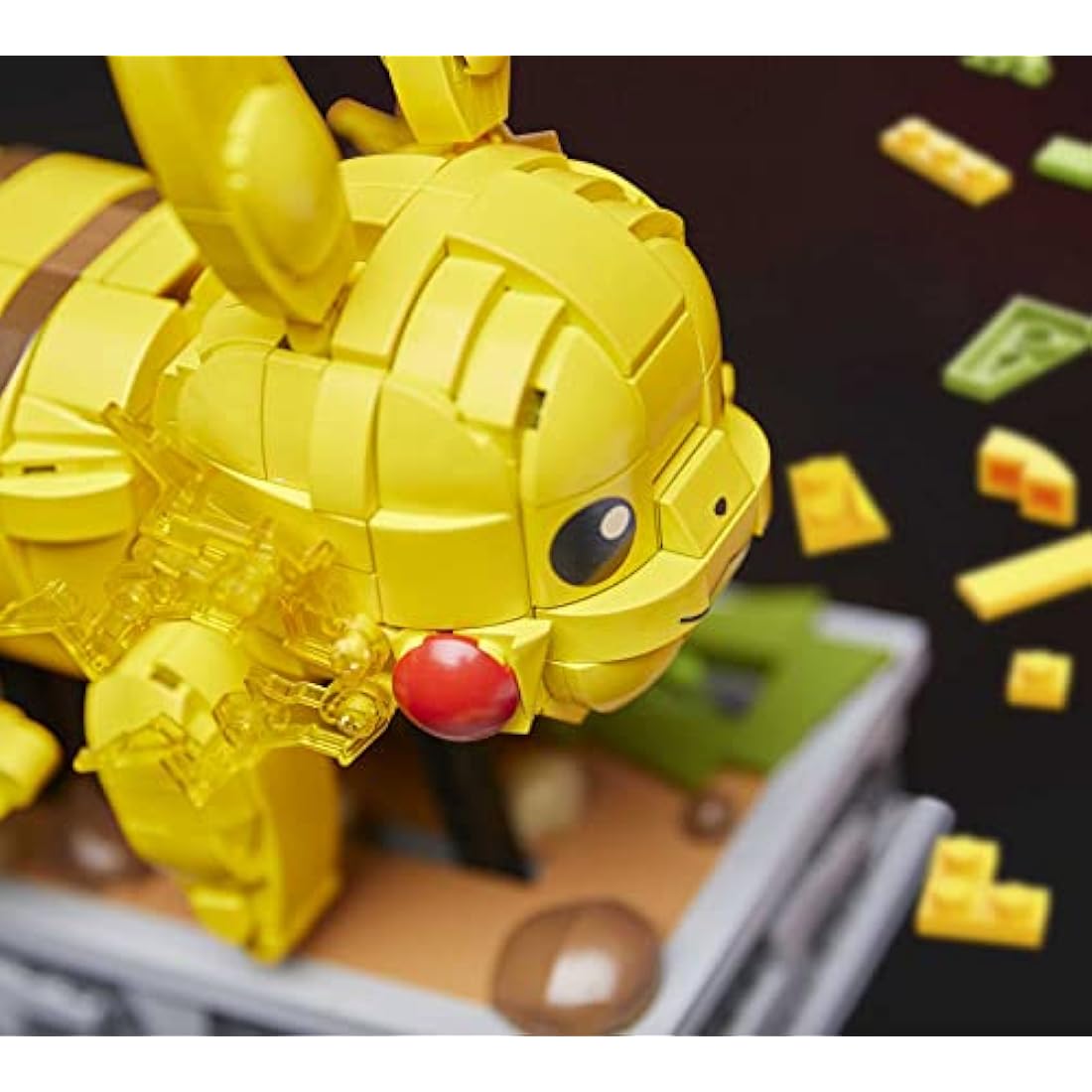 MEGA Pokémon Action Figure, Motion Pikachu Pokemon, Building Toys for Kids and Adults, Collectible Character Model with 1095 Movable Pieces, Toy for Ages 12 and Up, HGC2