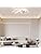 Creative Cloud Shape Ceiling Lamp with Remote Control Dimmable, Acrylic Ceiling Light Flush Mount for Living Room Bedroom Hallway and Children's Room,52cm(20.5 in) 42W,White