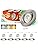 ALUSSO LIGHTING LED Downlights for Ceiling 6W 540lm, Ø75mm Nickel Swivel Spotlights, Dimmable 3CCT Warm White 3000K Neutral White 4000K Cool White 6500K, for Kitchen Living Bedroom, 6Pack