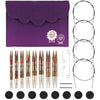 KnitPro Symfonie Deluxe Interchangeable Circular Needle Set 5" (13cm) | 8 Sizes (3.5mm to 8mm)