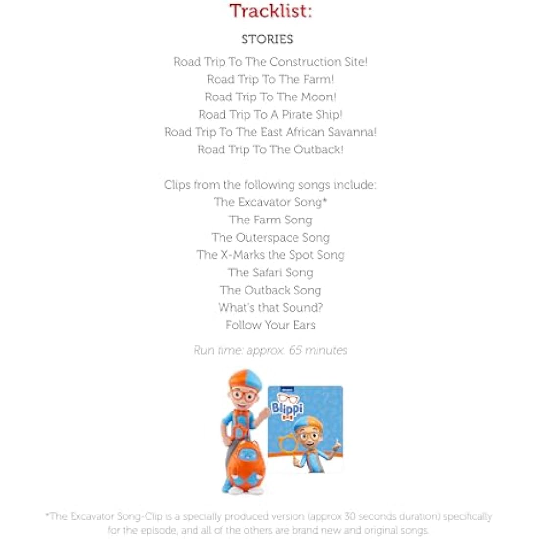 tonies Blippi Audio Toy Figurine from Moonbug
