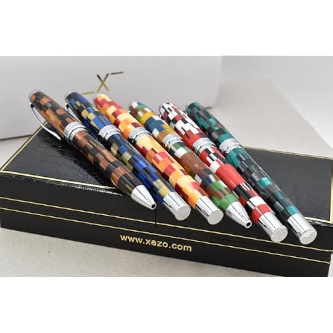 Xezo Urbanite Brown Retro-Style Serialized Medium Ballpoint Pen (Urbanite Brown B)