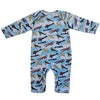 vintage aeroplane spitfire design jumpsuit size 6-12 months