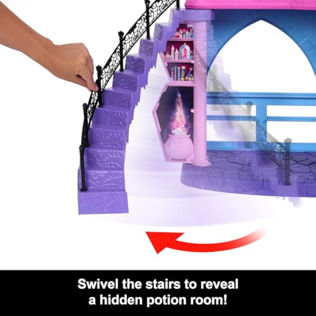 Monster High Doll House, Haunted High School Playset with 7 Play Areas and 35+ Storytelling Pieces including Furniture and Accessories