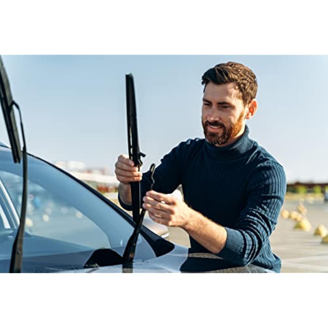 Vipa Car Parts Premium Wiper Blade Kit | Fits: HONDA CIVIC MK8 Hatchback (Oct 2005 to Dec 2012) | All-Weather Performance | Durable, Streak-Free Windshield Wipers | Easy Installation