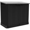 Keter Store it Out Nova Outdoor Garden Storage Shed, 32 x 71.5 x 113.5 cm, Dark Grey with Light Grey Lid