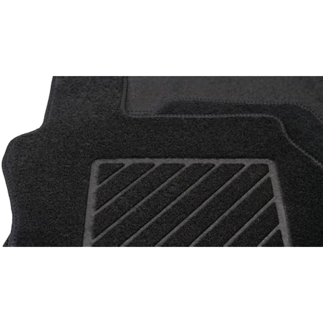 Carsio Carpet Boot Liner Mat For MG HS 2019 to 2023 Tailored Fit Floor Mat Set Complete Accessory Black Custom Fitted - All Weather, Anti-Slip Backing & Black Trim