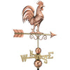Good Directions 1975P Bantam Rooster Weathervane, Pure Copper