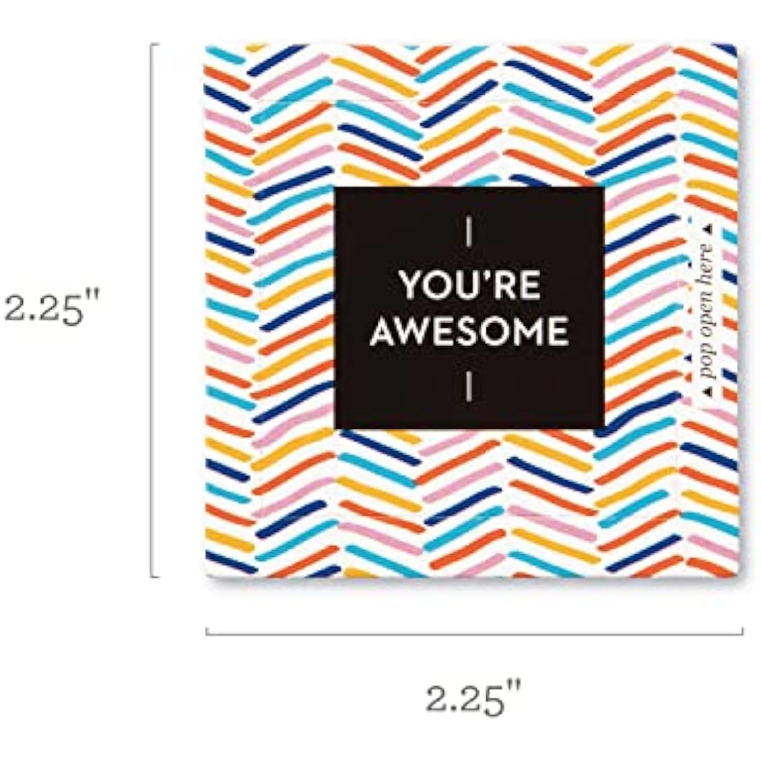 Compendium ThoughtFulls Pop-Open Cards 3-Pack - You're Awesome, Smile, Be Happy | 90 Pop-Open Cards, Each with a Different Message Inside