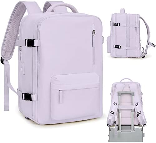 VGCUB Arge Travel Backpack, Unisex Airline Approved Gym Backpack with Laptop Compartment, 40L, Nylon, Water Resistant, Solid Black