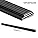 2020 Aluminum Extrusion 1000mm Black (10Pcs/Pack) V-Slot Aluminum Profile European Standard Anodized Linear Rail for 3D Printer,CNC and Laser Engraving Machine