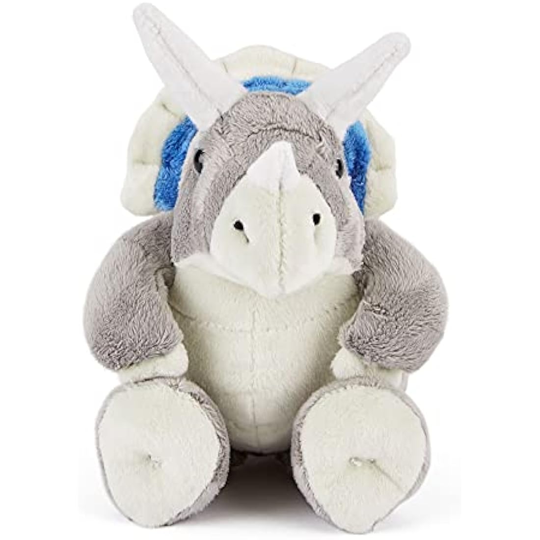 Zappi Co Plush Children's Stuffed Soft Cuddly Plush Toy-Part of Safari Animals Collection, Perfect for Kids (15cm Height)(Easter Egg Triceratop Dinosaur)