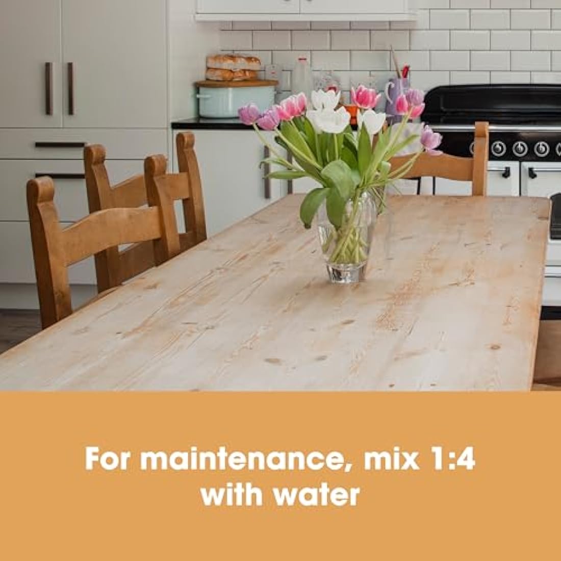 Furniture Clinic Wood Cleaner | Restore & Clean Wooden Floors, Furniture, Blinds, Doors, Decking and Many other Wood Surfaces - Easily Remove Wax & Polish Build up, Grease and Grime (5000ml)