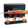 Gifts for Men Dad, Kollea Gun Whiskey Decanter Set-Limited Edition, Liquor Decanter with Bullet Shot Glass, Cool Anniversary Birthday Gift for Him Husband, Military Present for Home Bar Drinking