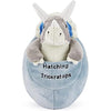 Zappi Co Plush Children's Stuffed Soft Cuddly Plush Toy-Part of Safari Animals Collection, Perfect for Kids (15cm Height)(Easter Egg Triceratop Dinosaur)