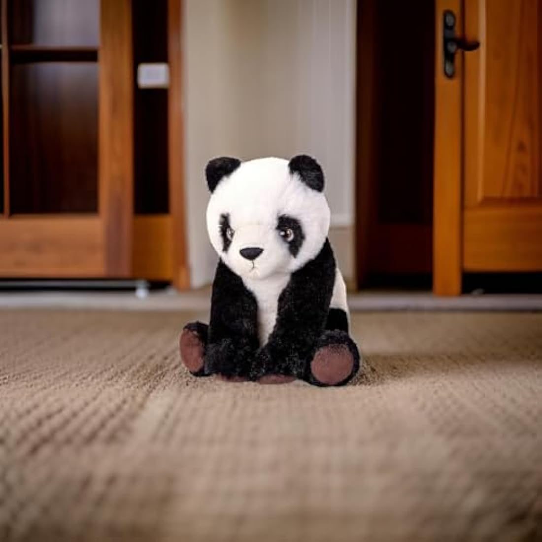 Deluxe Paws Plush Cuddly Soft Eco Toys 100% Recycled (Panda)