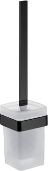 Emco Loft Satin Glass Brush Set, Black