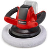 Einhell Power X-Change Cordless Car Polisher And Buffer - 18V, 2500 RPM, Battery Powered 254mm Disc Polisher - CE-CB 18/254 Li Solo Polishing Machine (Battery Not Included), Red