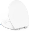 YEAUPE PRO Toilet Seat Soft Close - O Shape White Toulet Seats with Lid Lifter,Quick Release for Easy Cleaning,Heavy Duty,Loo Toilet Seat with