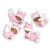 CLUB GREEN Resin Pink Playful Black Baby, Pink, 71 x 37 x 43 cm,  one supplied