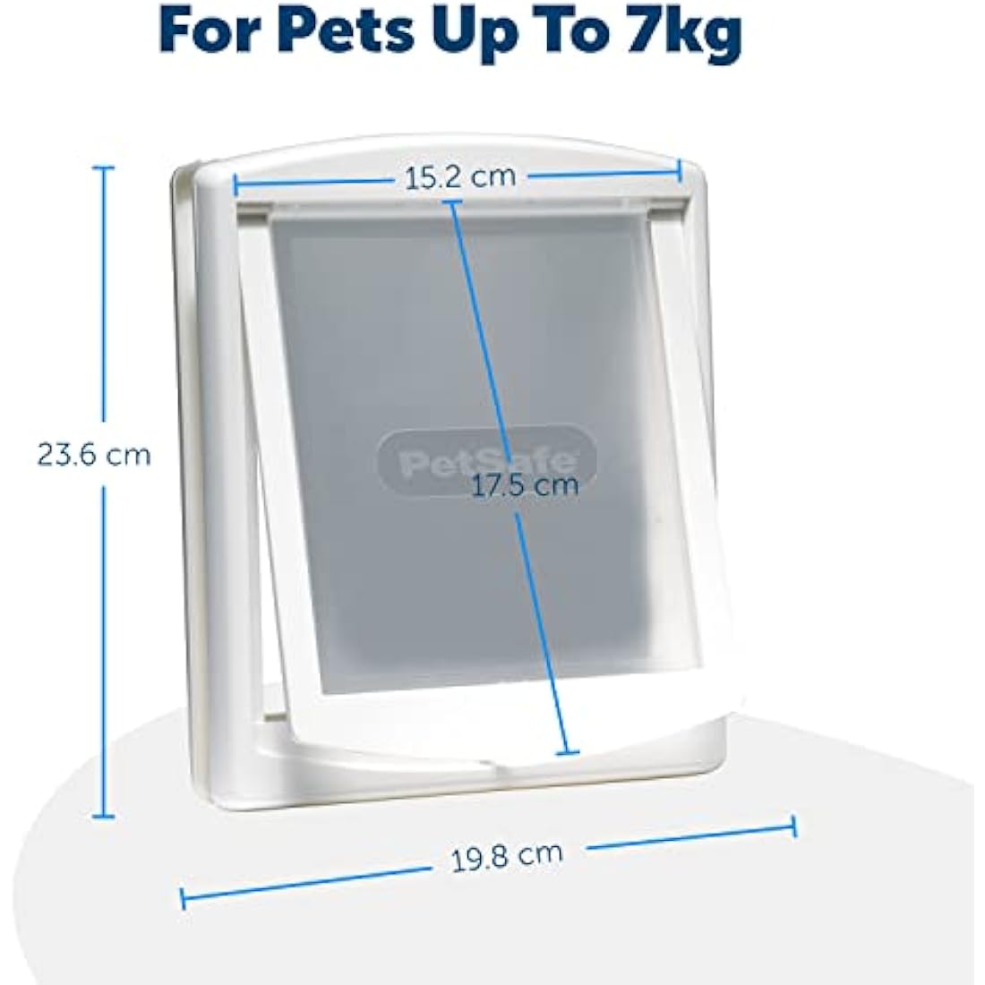PetSafe Staywell, Convenient, Original 2 Way Pet Door, Fast Installation, Easy fitting, 2 Way Locking, Cat Flap for All Pets – Small - White