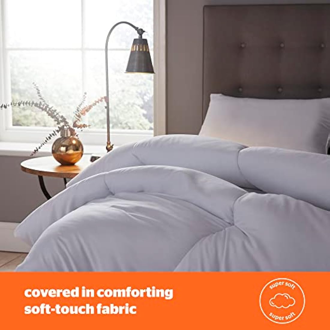 Silentnight Warm & Cosy Double 13.5 Tog Winter Duvet – Extra Warm Thick Heavyweight Cosy Winter Quilt Duvet Ideal for Cold Nights – Hypoallergenic and Machine Washable - Double - 200x200cm