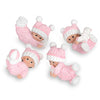 CLUB GREEN Resin Playful Baby, Pink, 71 x 37 x 43 cm, Pack of 12