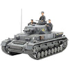 TAMIYA 35374-000 1:35 German Panzerkampfwagen IV Version F L24/75 mm, Model Kit, Plastic Kit, Assembly Kit, Detailed Replica, Unpainted, Grey