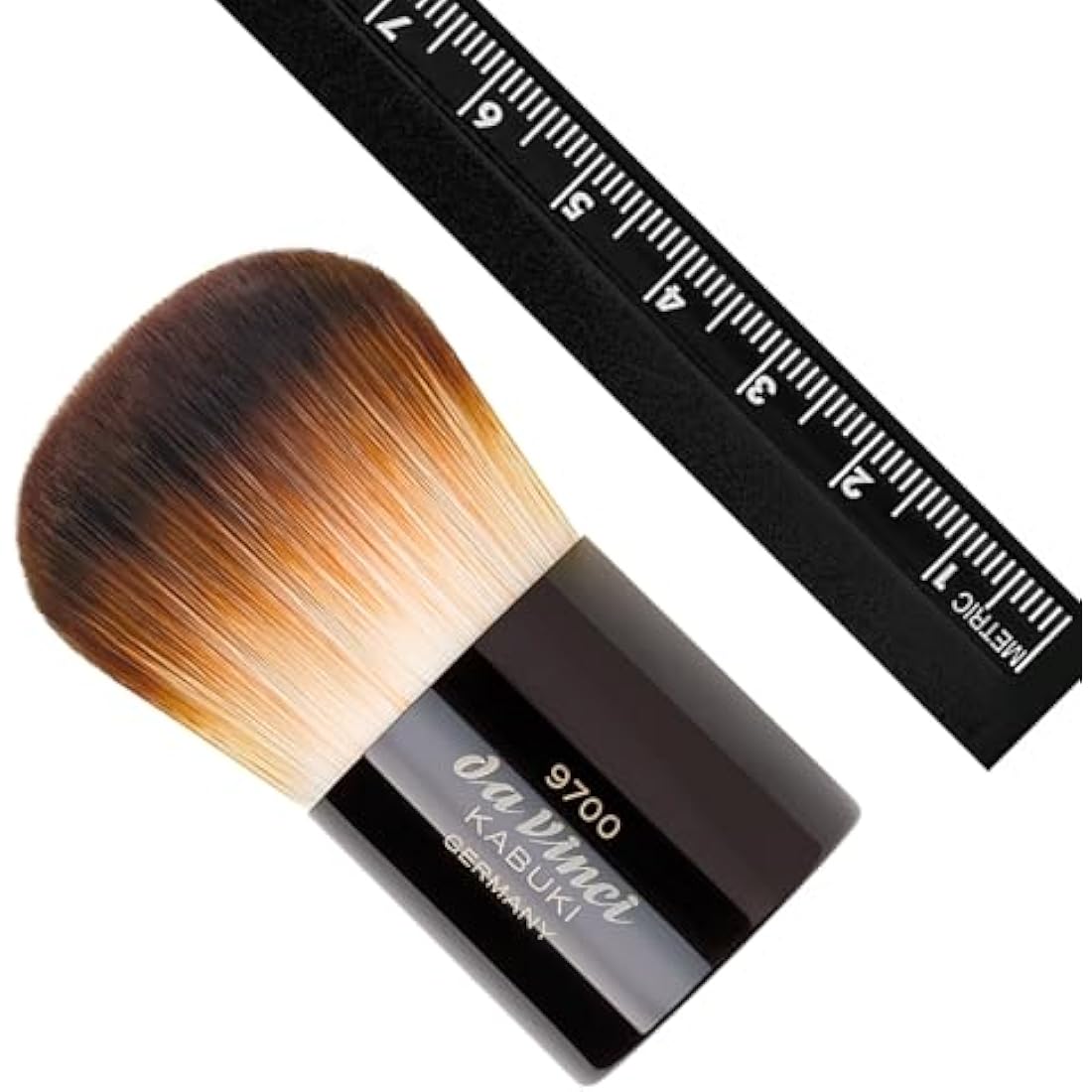 da Vinci KABUKI POWDER BRUSH / synthetic fibre / vegan / with travel box / handmade in germany
