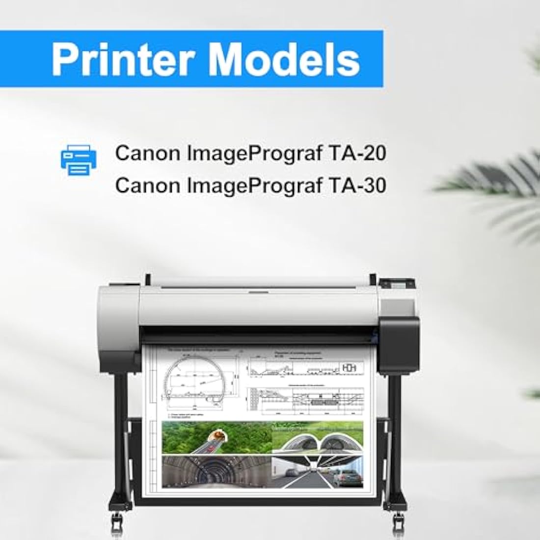 LCL Compatible Ink Cartridge PFI030 PFI-030 PFI030M PFI-030M (1Pack Magenta) Replacement for Canon ImagePrograf TA-20 ImagePrograf TA-30