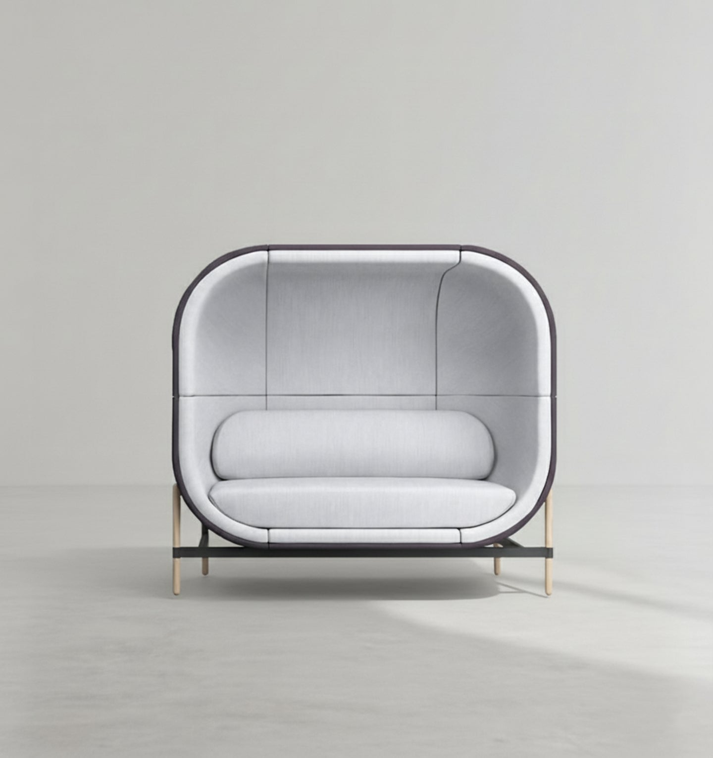 Space Egg Shape Two Seater Sofa, Single Seater