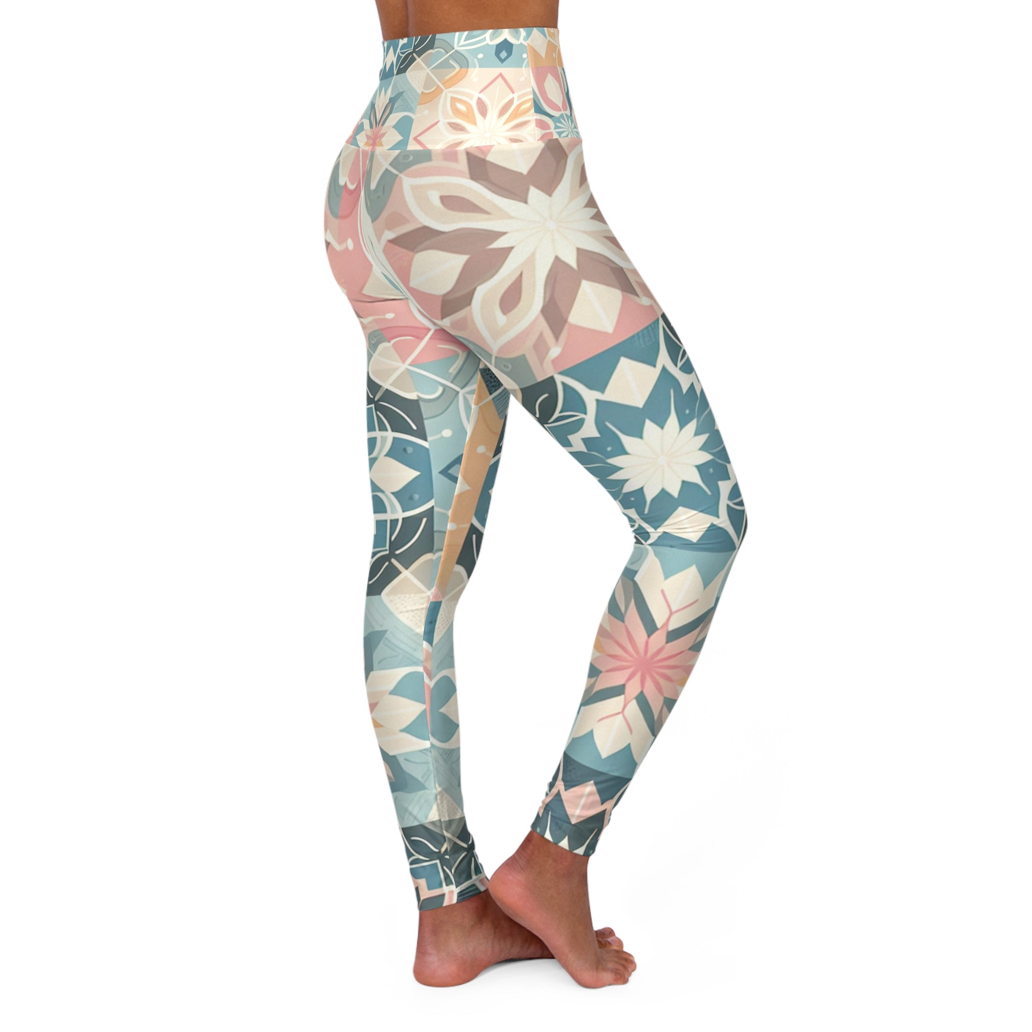 EmpowerFit Utopia Pastel Leggings - Soft, Dynamic Design for Modern Comfort & Style