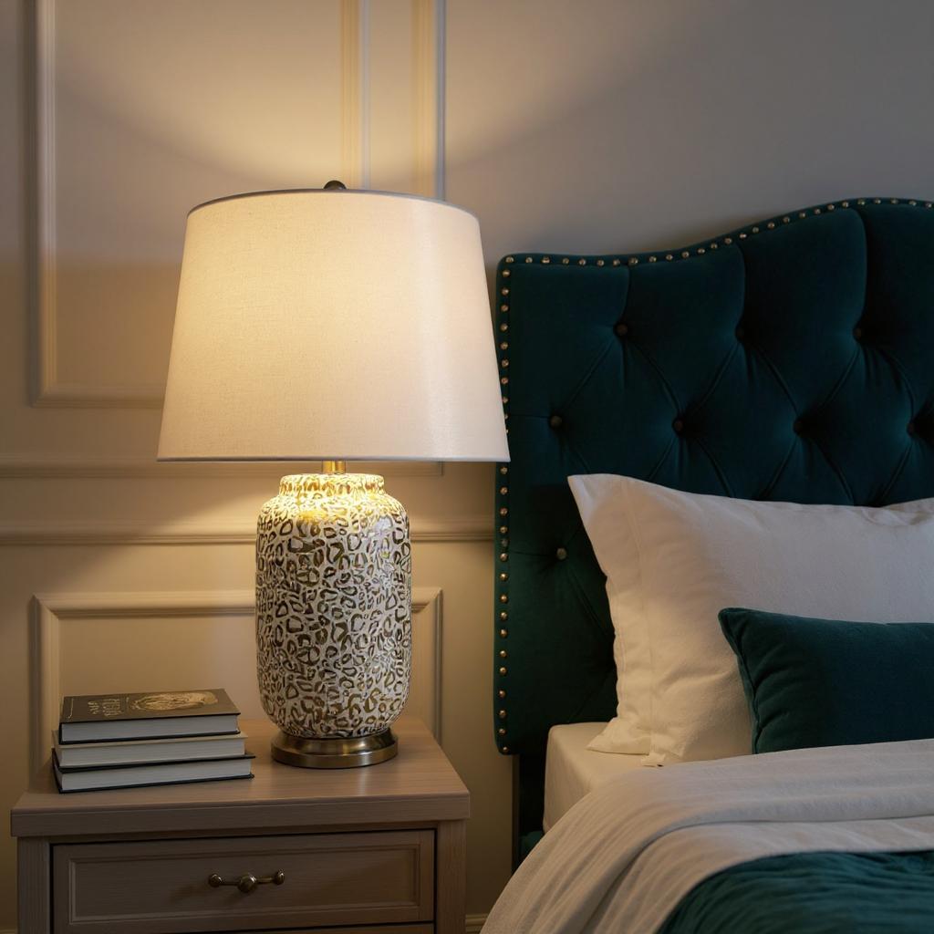 43CM LAMP AND SHADE