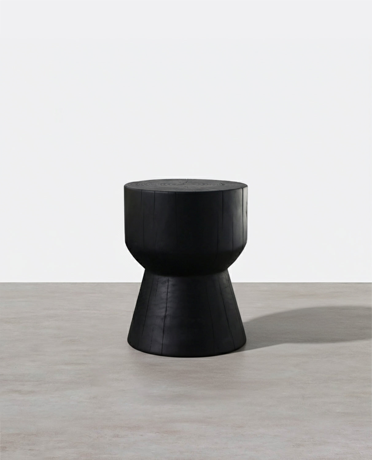 R86 Side Table, Black Oak