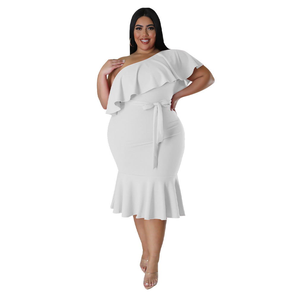 Fashionable Slim-fit Casual Mid-length Tube Dress