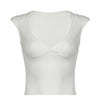 Women's Waist-cinching Figure-flattering Sleeveless T-shirt Top