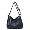 New Trendy Soft Leather Multilayer Messenger Bag
