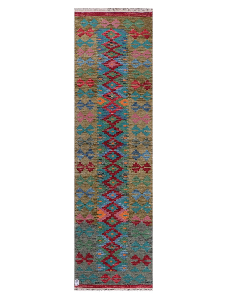 Maimana Kilim Runner - 300 x 83 cm