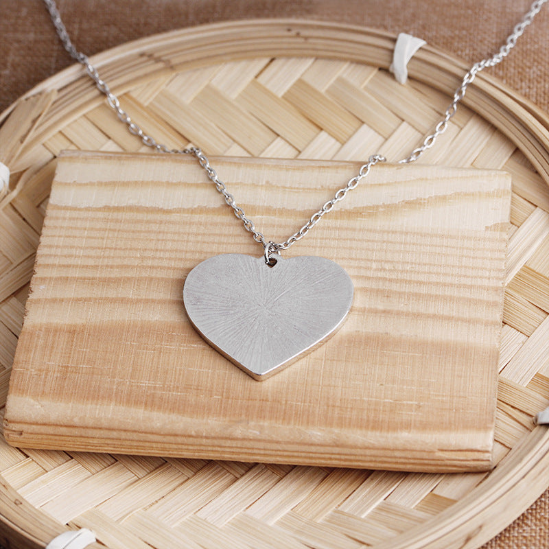European and American lettering necklace warm Mother's Day gift