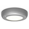 4lite Mains Powered Circle Cabinet LED Light - Silver