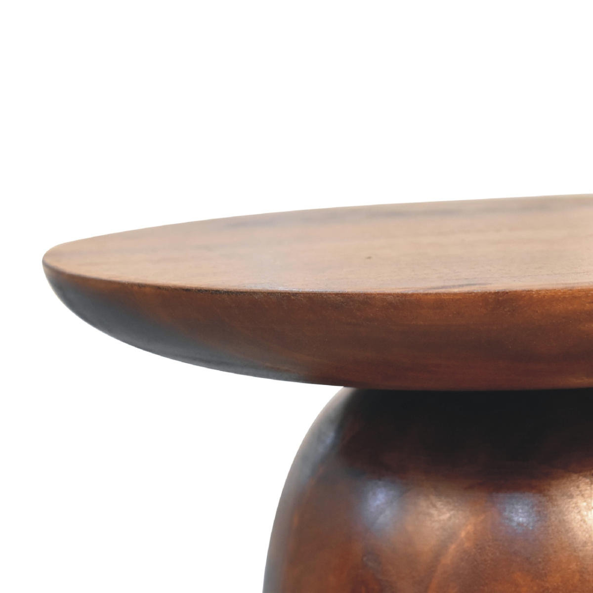 Artisan Furniture Solid Mango Wood Little Chestnut Side Table