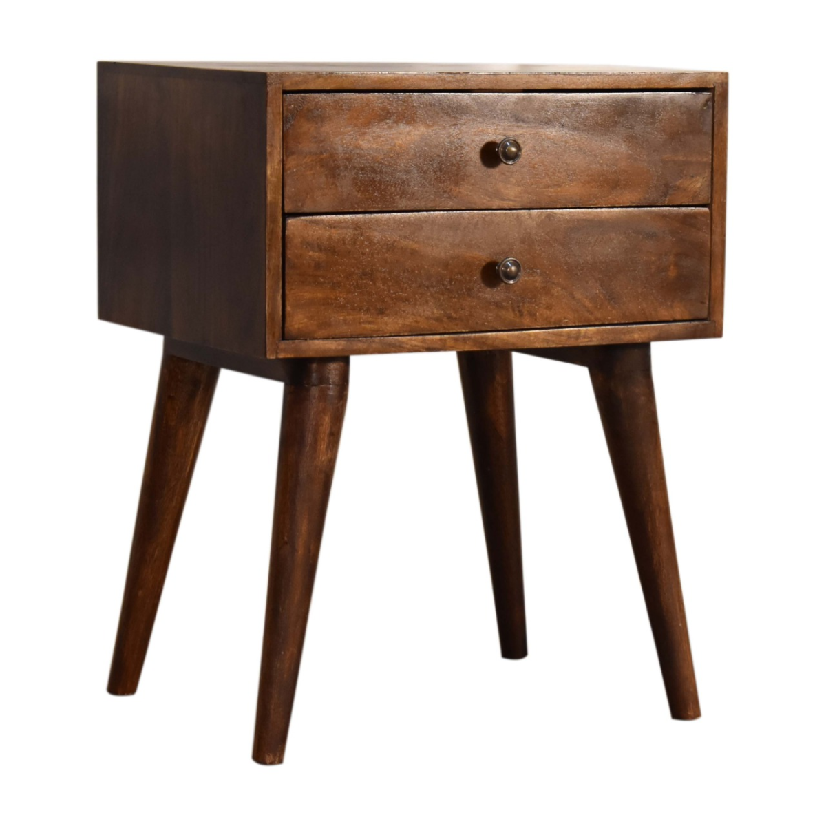 Artisan Furniture Solid Wood Chestnut Modern Solid Wood Bedside