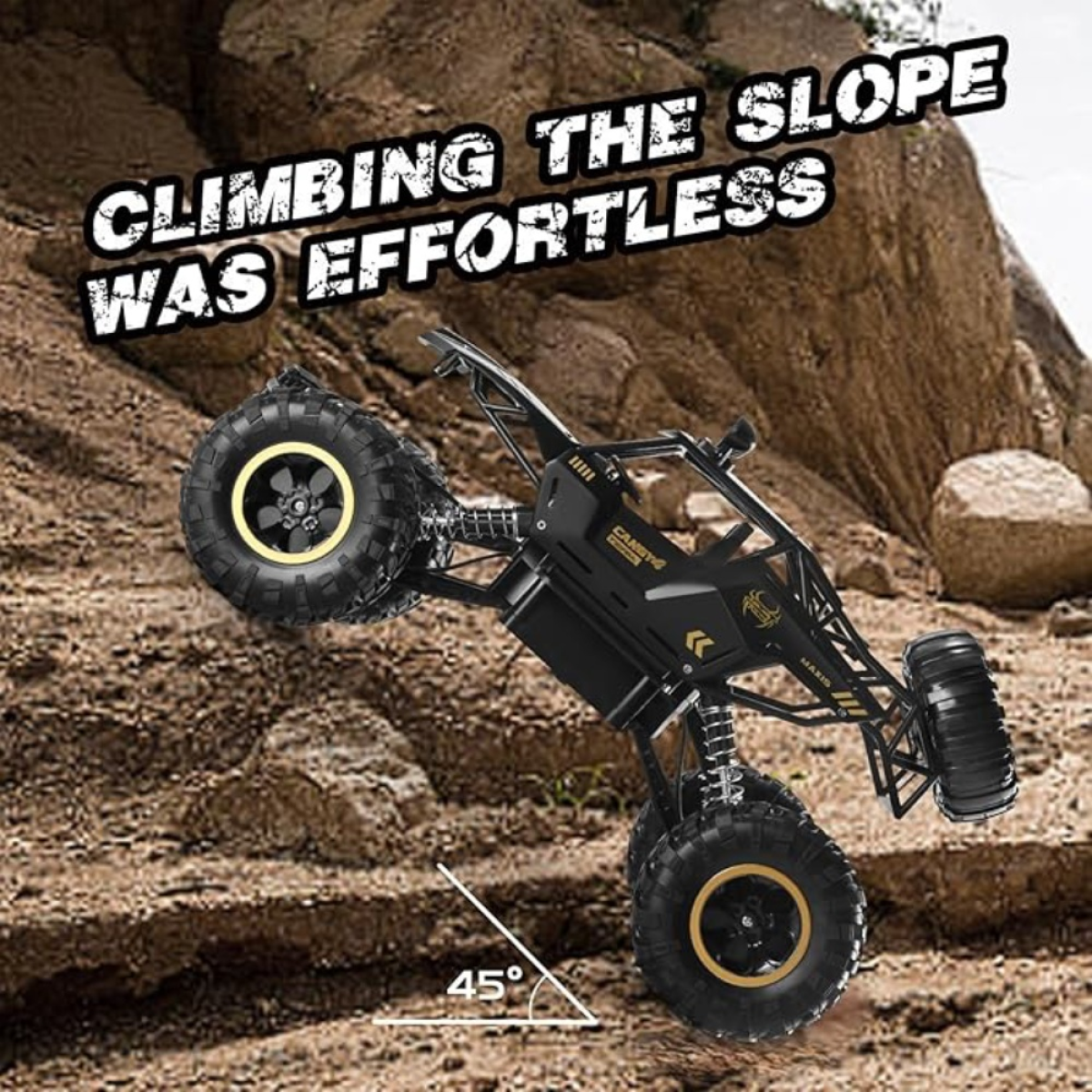 2025 NEW 4DRC 1:12 Rock Crawler Rechargeable Off Road Truck 4WD , Metal Shell LED Headlights RC Remote Control Off Road Car Truck