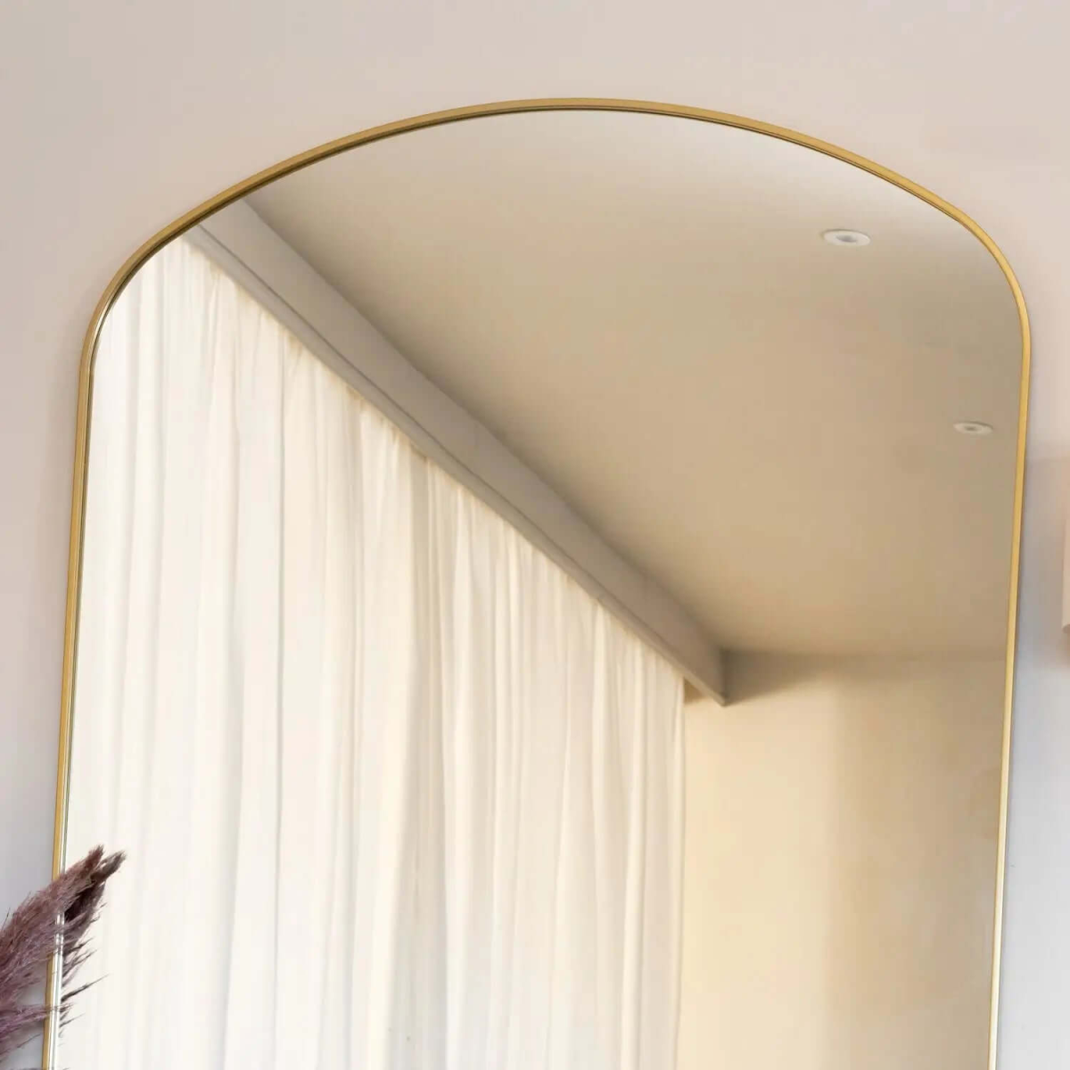 Yōko - Gold Metal Gentle Arch Mirror - 200cm x 120cm