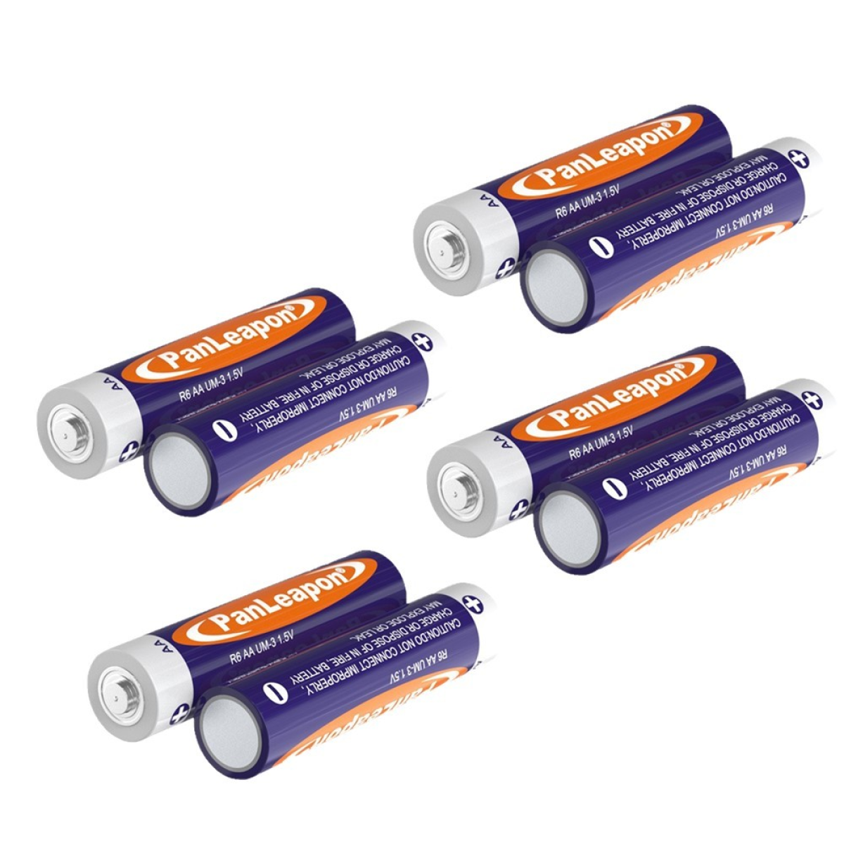 8 PCS AA Batteries 1.5V CarbonZinc AA Battery For Household Appliances Small Devices