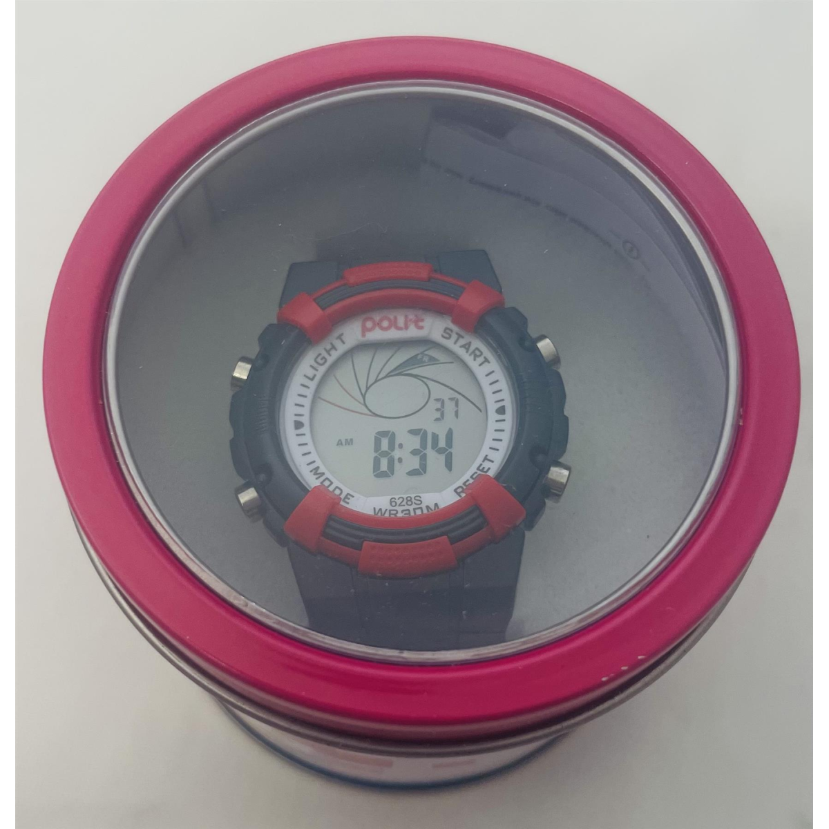 POLIT Childrens Disco Boys & Girls Digital watch in Tin, assorted stlyes and colours CW-0025 Box Of 12