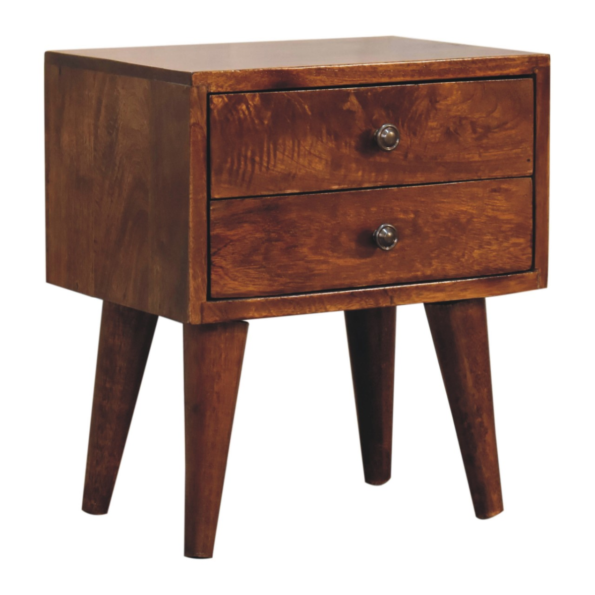 Artisan Furniture Solid Wood Mini Chestnut Modern Bedside