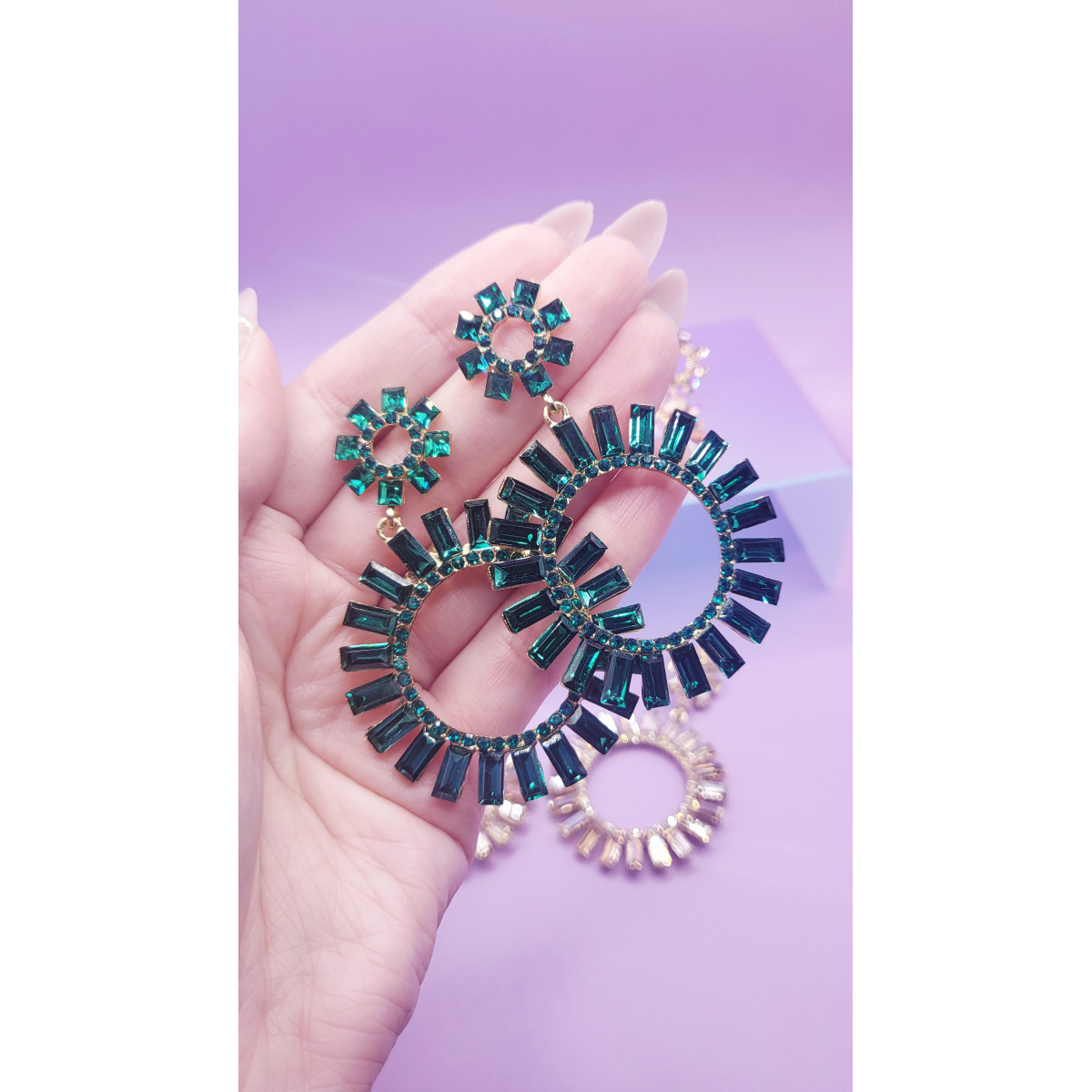Dream Crystal Drop and Dangle Earrings