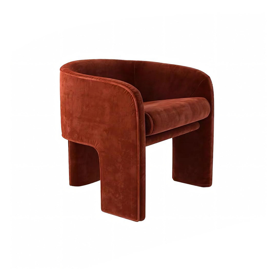 Milo Baughman Armchair, Velvet